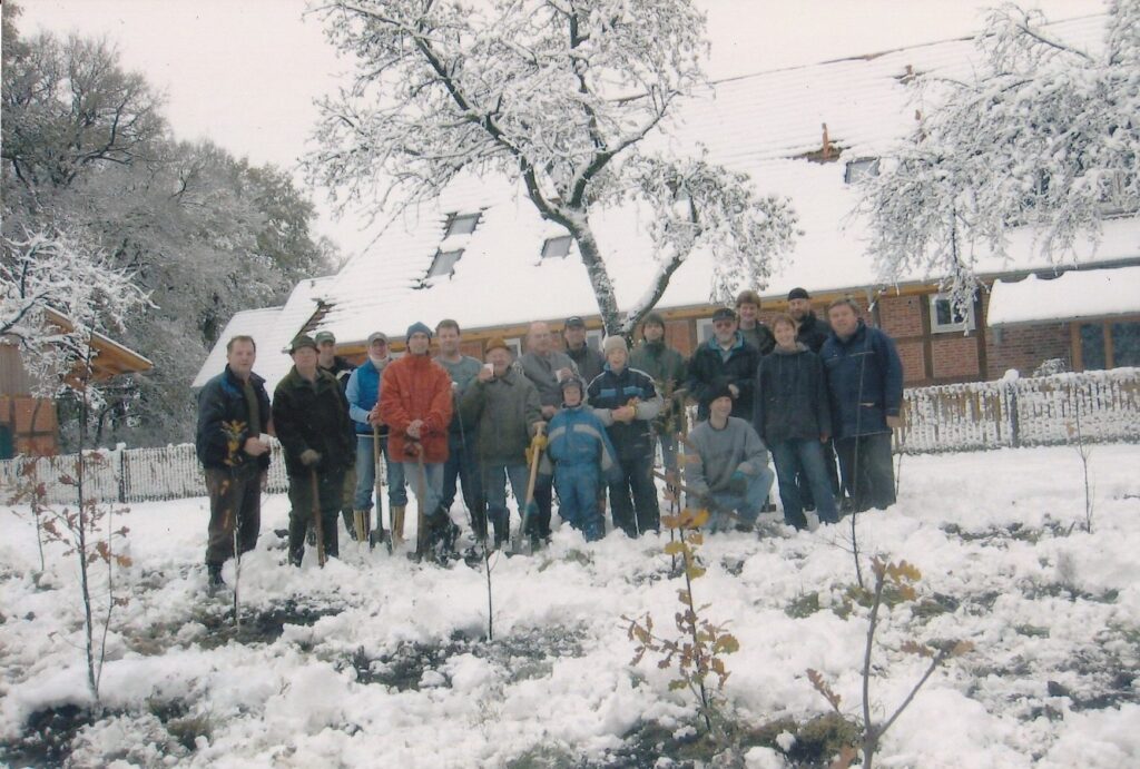 Worthmann's Hoff / MGH Eichen pflanzen 2005